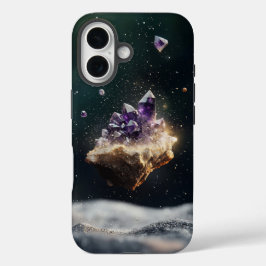 Funda iPhone 16 Estuche Mystic Amethyst Stones Phone
