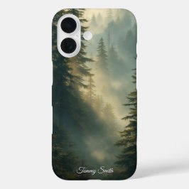 Funda iPhone 16 Estuche Mystic Forest Mist Phone | Naturaleza Esté