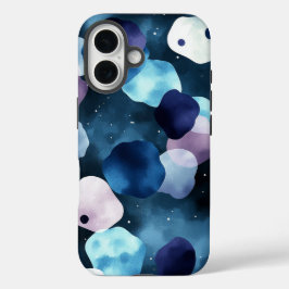 Funda iPhone 16 Estuche Neon Cosmic Cow Print Phone