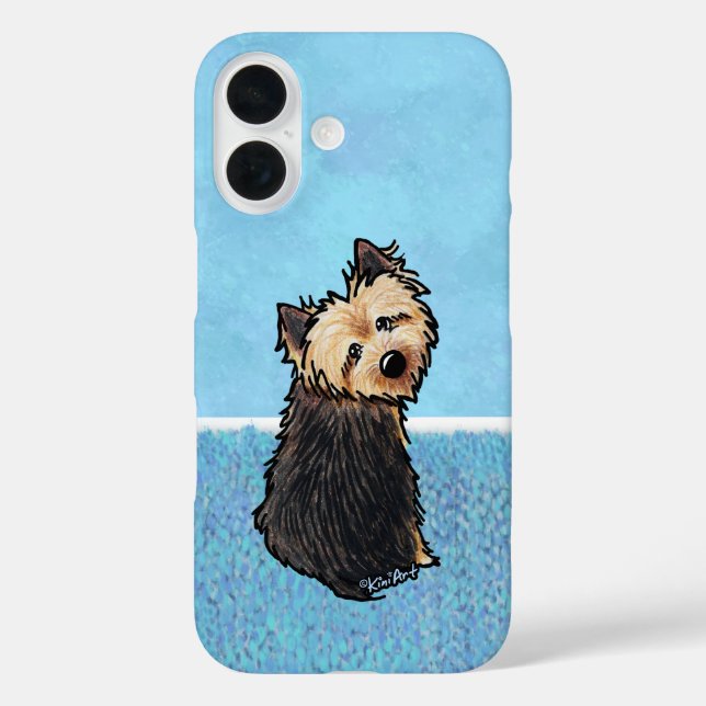 Funda iPhone 16 Estuche Norwich Terrier para iPhone / iPad (Reverso )