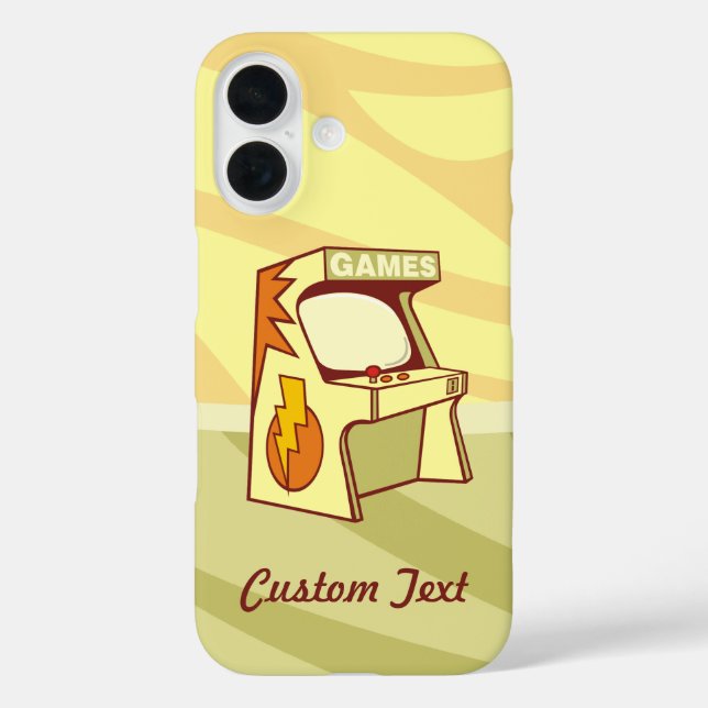 Funda iPhone 16 Estuche para iPhone Arcade Machine Funda-Mate (Reverso )