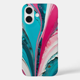 Funda iPhone 16 Estuche para iPhone Art Collage de papel colorido