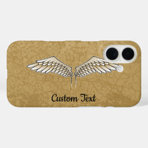 Funda iPhone 16 Estuche para iPhone Beige Wings