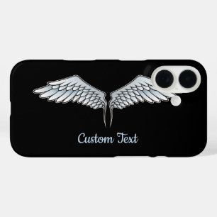 Funda iPhone 16 Estuche para iPhone Blue-Gray Wings