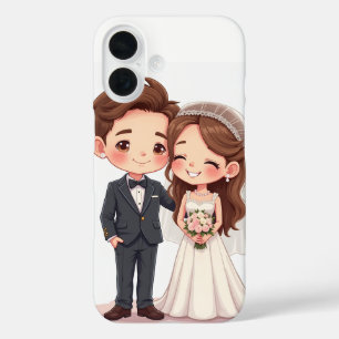 Funda iPhone 16 Estuche para iPhone boda Aniversario