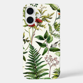 Funda iPhone 16 Estuche para iPhone Botánico Delicado Fresco Elega