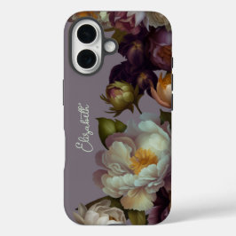 Funda iPhone 16 Estuche para iPhone Botánico Floral de Lavender pe