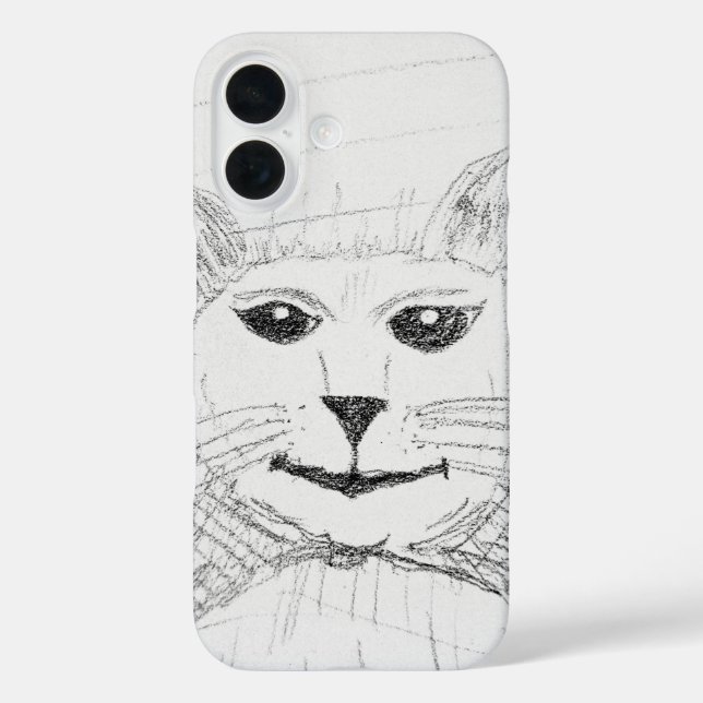 Funda iPhone 16 Estuche para iPhone Cat Sassy / iPad (Reverso )