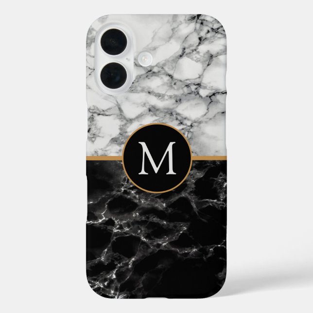 Funda iPhone 16 Estuche para iPhone con Personalizado de letra de  (Reverso )