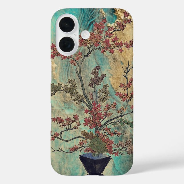 Funda iPhone 16 Estuche para iPhone de Bonsai Asiático / iPad (Reverso )