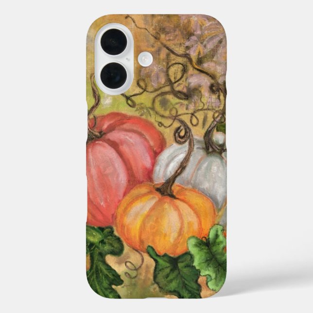 Funda iPhone 16 Estuche para iPhone de calabazas acuáticas (Reverso )