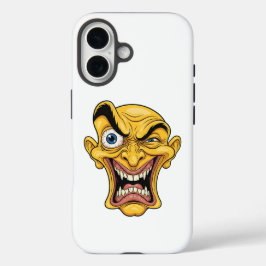 Funda iPhone 16 Estuche para iPhone de Caricatura Amarilla Loca
