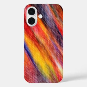 Funda iPhone 16 Estuche para iPhone de colores de apertura abstrac