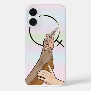 Funda iPhone 16 Estuche para iPhone de empoderamiento internaciona