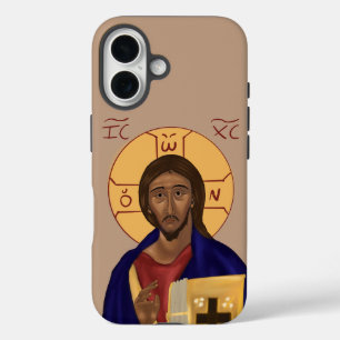 Funda iPhone 16 estuche para iPhone de iconos de Cristo - de vario