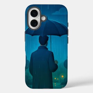 Funda iPhone 16 Estuche para iPhone de Night City Skyline Funda-Ma