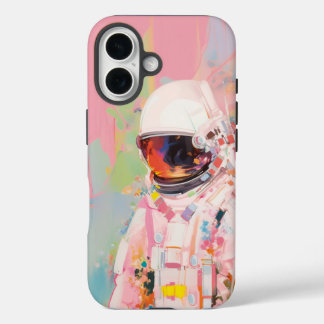 Funda iPhone 16 estuche para iPhone de pintura abstracta de astron