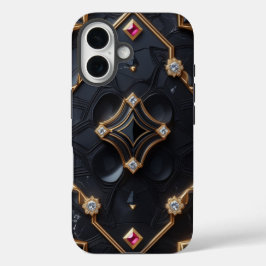 Funda iPhone 16 Estuche para iPhone Diamond con joyas de lujo