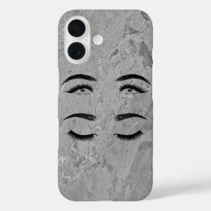 Funda iPhone 16 Estuche para iPhone Dulce Trendy Cream Marble Fund