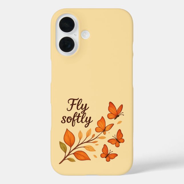 Funda iPhone 16 Estuche para iPhone Fly Softly (Reverso )
