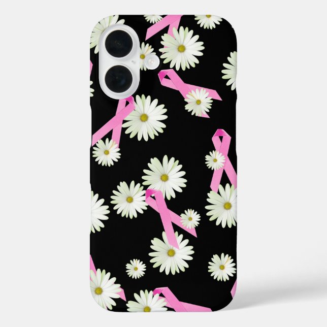 Funda iPhone 16 Estuche para iPhone Funda-Mate Daisies and Pink Ri (Reverso )