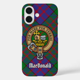 Funda iPhone 16 Estuche para iPhone Funda-Mate de clan MacDonald E
