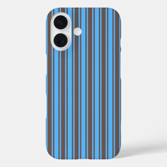 Funda iPhone 16 Estuche para iPhone Funda-Mate de franjas de caram (Reverso )