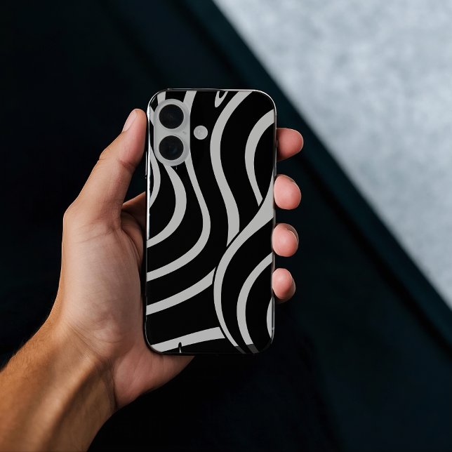 Funda iPhone 16 Estuche para iPhone Funda-Mate de líneas curvas en (Subido por el creador)