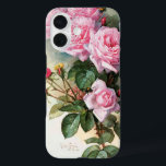 Funda iPhone 16 Estuche para iPhone Funda-Mate de Rosas Vintage<br><div class="desc">El diseño del estuche de teléfono impreso para personalizados incluye una pintura de rosas y un abejorro del artista Paul de Longpré. Haga clic en Personalizar para agregar su propio texto y fotos para personalizar el diseño.</div>