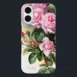 Funda iPhone 16 Estuche para iPhone Funda-Mate de Rosas Vintage<br><div class="desc">El diseño del estuche de teléfono impreso para personalizados incluye una pintura de rosas y un abejorro del artista Paul de Longpré. Haga clic en Personalizar para agregar su propio texto y fotos para personalizar el diseño.</div>