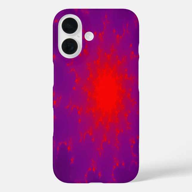Funda iPhone 16 Estuche para iPhone Galaxy en llamas (Reverso )