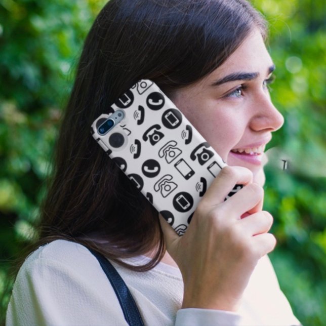 Funda iPhone 16 Estuche para iPhone gráfico de teléfono (Calling all phone addicts!)