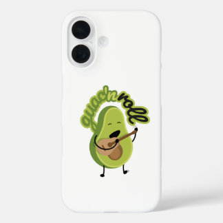 Funda iPhone 16 Estuche para iPhone Guac y Roll Aguacate Funny