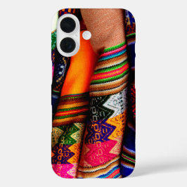 Funda iPhone 16 Estuche para iPhone/iPad de diseño de tela colorid