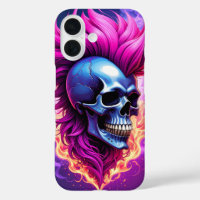 Estuche para iPhone/iPad de Skull de Punk de infla