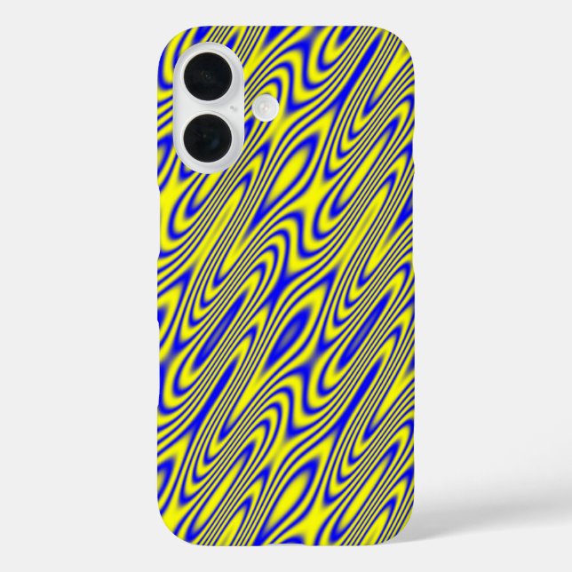 Funda iPhone 16 Estuche para iPhone Lapis Lazuli Swirlies (Reverso )
