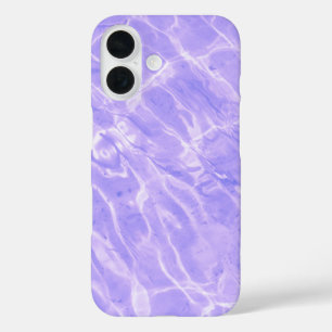 Funda iPhone 16 Estuche para iPhone Lavender Water Ripple