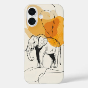 Funda iPhone 16 Estuche para iPhone Noble Elephant Grace / iPad