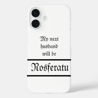 Funda iPhone 16 Estuche para iPhone Nosferatu Husband