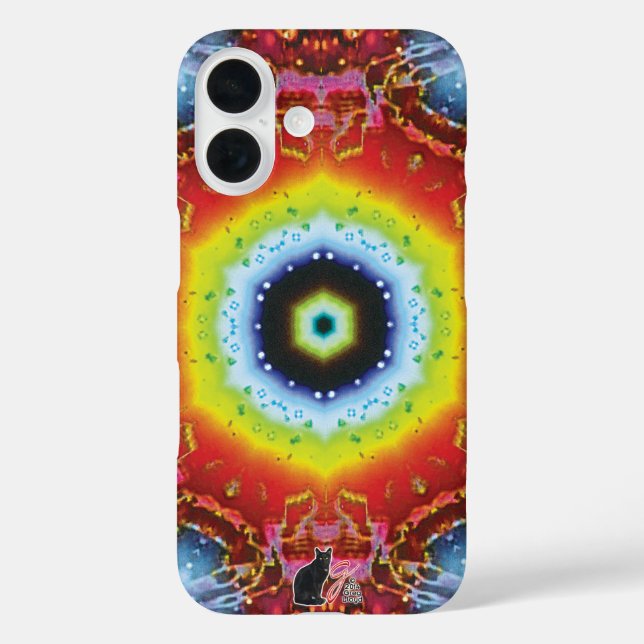 Funda iPhone 16 Estuche para iPhone Oculus Kaleidoscope (Reverso )