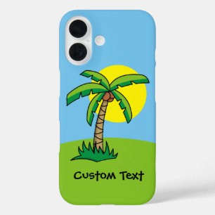 Funda iPhone 16 Estuche para iPhone Palm Tree Personalizado