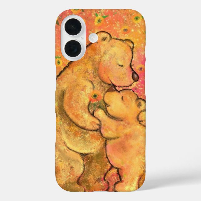 Funda iPhone 16 Estuche para iPhone para bebé y mamá (Reverso )