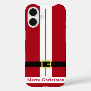 Funda iPhone 16 Estuche para iPhone para Navidades de Santa Claus