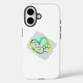 Funda iPhone 16 Estuche para iPhone Pet Lover - Estilo de corazón 
