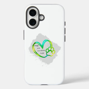 Funda iPhone 16 Estuche para iPhone Pet Lover - Estilo de corazón 