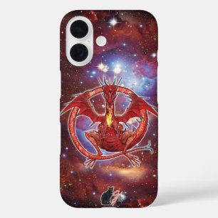 Funda iPhone 16 Estuche para iPhone Pyrope Cosmic Dragon Funda-Mat