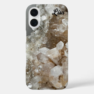 Funda iPhone 16 Estuche para iPhone Quartz Crystal Sturdy personal