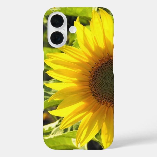 Funda iPhone 16 Estuche para iPhone Sunflower Glow (Reverso )