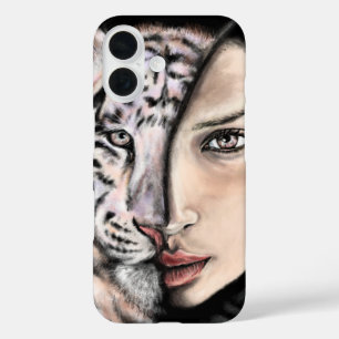 Funda iPhone 16 Estuche para iPhone Tiger Lady