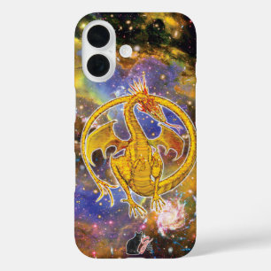 Funda iPhone 16 Estuche para iPhone Topaz Cosmic Dragon Funda-Mate